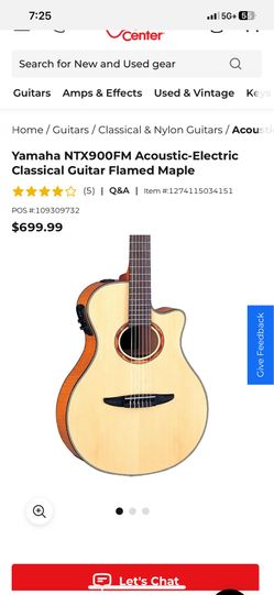 Yamaha guitar used nyx900FM