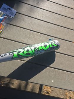 Rawlings, raptor baseball bap, twenty eight inches, seventeen ounces