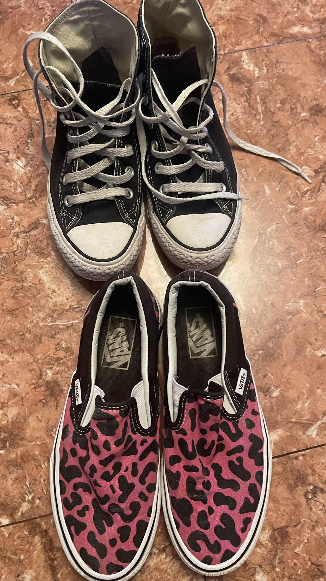 Women’s Converse 6.5 Vans 6.5