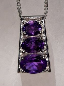 Amethyst necklace