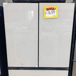 White Samsung Refrigerator 