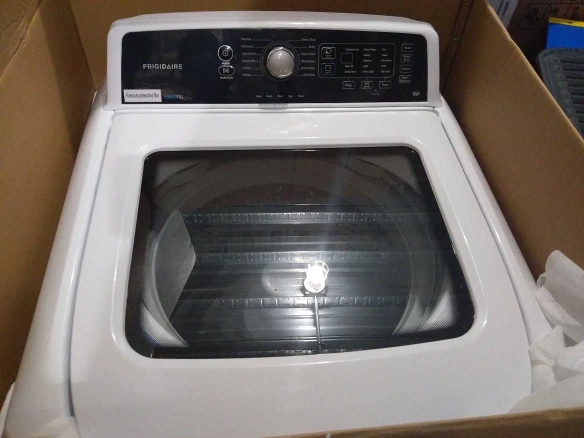 BRAND NEW FRIGIDAIRE WASHER AND DRYER