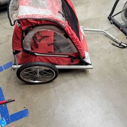 Allen Sports 2-Seat Bike Trailer (Red/Gray)