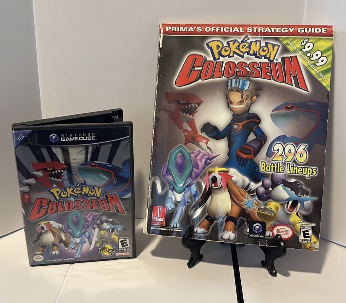 Pokemon Colosseum CIB w/ Official Strategy Guide Nintendo Gamecube