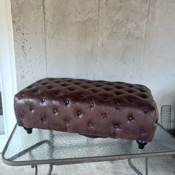 Ottoman  Faux  Leather