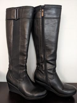 Wedge Knee High Boots 