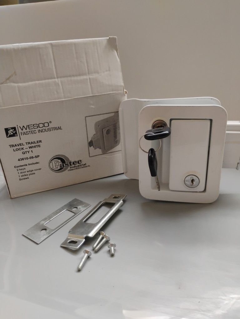 RV Entry Door Lock Handle