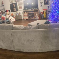 Large Left Arm Sectional Sofa 