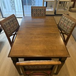 Dining Room Table And 4 Chairs 