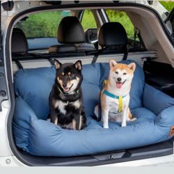 Travel Bolster Safety Medium Large Dog Car Back Seat Beds with 1 Adjustable Cool Dog Accessories car seat belt-brand New