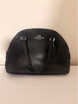 coach hand bag & crossbody strap