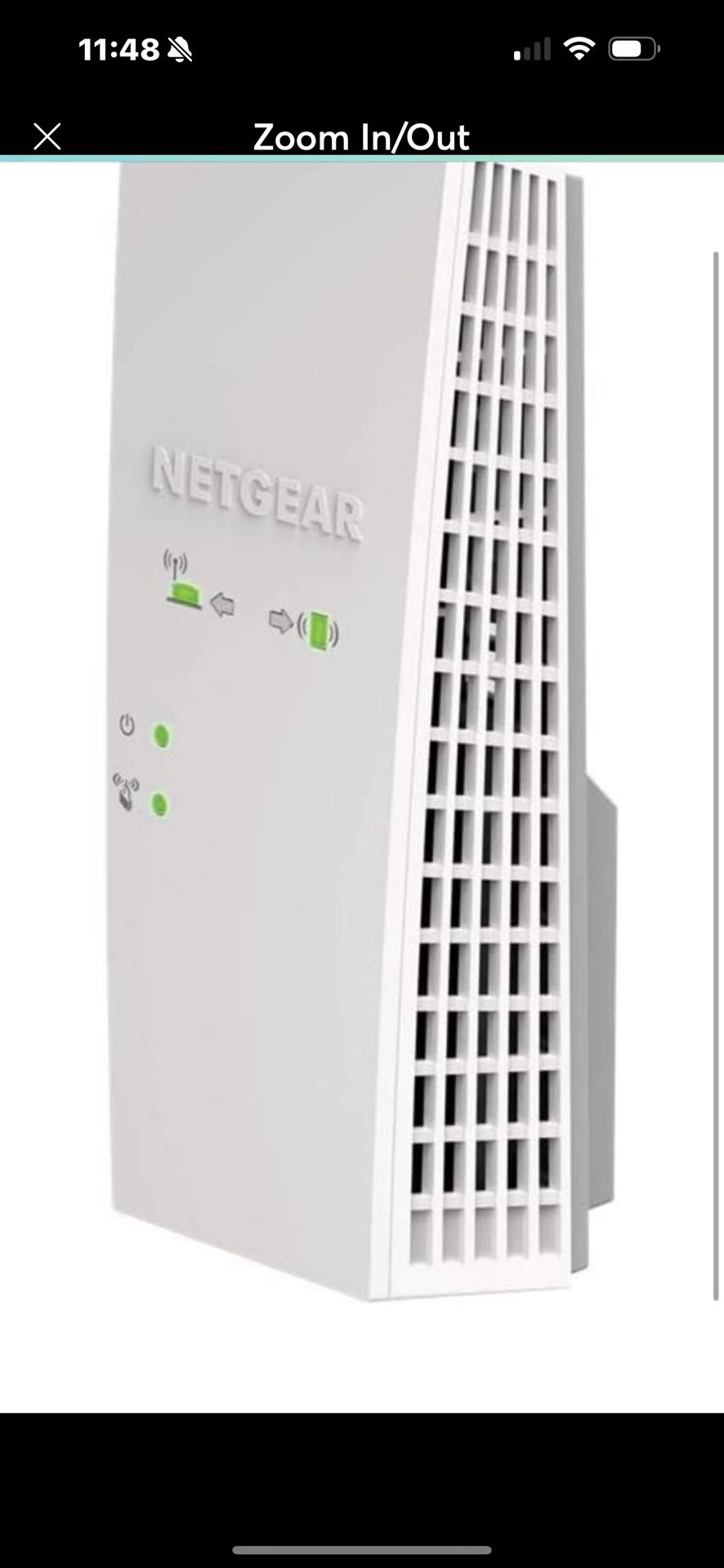 NETGEAR WiFi Mesh Range Extender EX6400