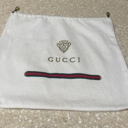 Gucci Cotton Beige Bag, 13"x13"