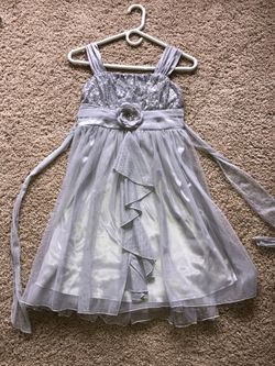 Sequin Hearts Silver Fancy Dress