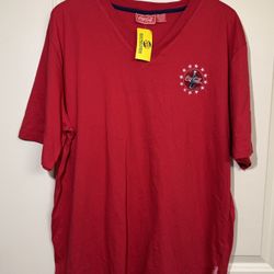 Coca-Cola Red V-Neck Tee Women’s Plus 18W/20W Embroidered NWT