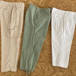 Women’s, Capri /Pants Size 10 (Brand Names) Bundle 
