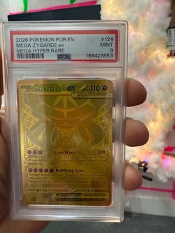 PSA 9 Mega Zygarde ex Mega Hyper Rare #124