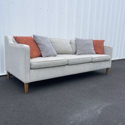 🚚DELIVERY Available🚚 West Elm - Hamilton Grey Sofa, 3-seat Couch