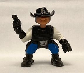 Fisher Price Great Adventures Wild Western Town cowboy figure toy vintage 1996