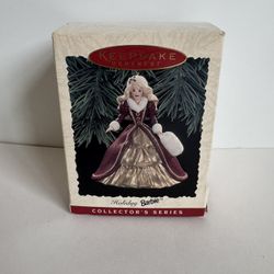 1996 Holiday Barbie Collector’s Series Hallmark Keepsake Ornament