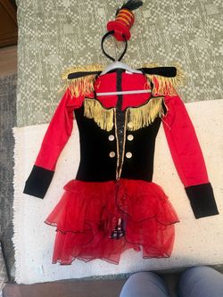 Women’s Ring Master Costume with Hat (S)