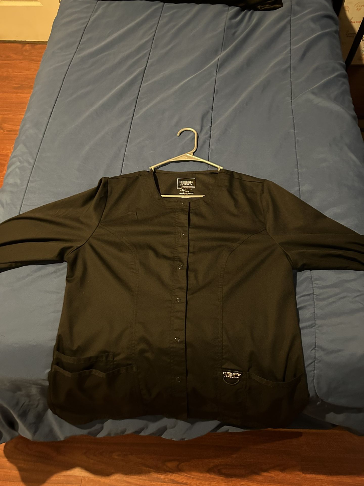 Black Medium Scrub Jacket