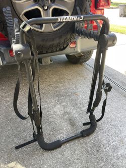 Three Bicycle Trunk Mount Bike Rack