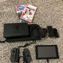 Nintendo Switch Bundle – Dock + Games Included