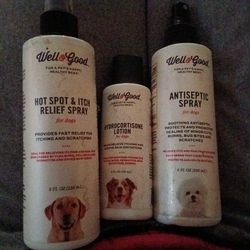 Antiseptic Spray Hydro Cortisone Lotion And Hot Spot Itch Relief Spray
