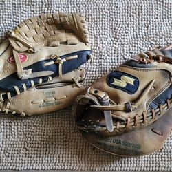 Baseball Glove & Catchers Mitt