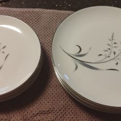 PICKARD CHINA AVENA 1114~12 PLATES 6V& 8"