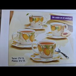 JUEGO PARA TE LIMONCELLO MARBELLA PRINCESS HOUSE ⚘️ ⚘️