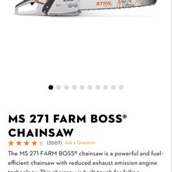 Stihl 271 Farm Boss Chainsaw 