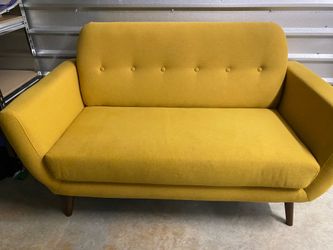 Two seater couch. Mid-century style.