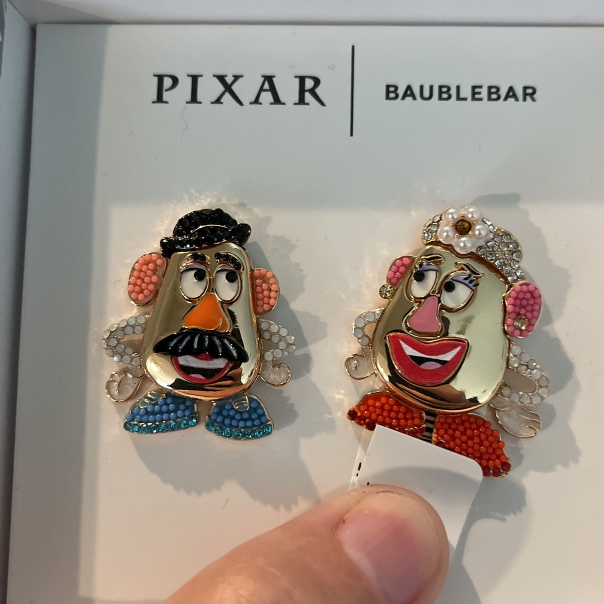 Brand New Pair Of Disney Pixar Potato Head Earrings Would Make A Great Gift For A Disney Fan