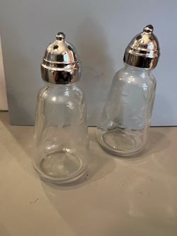 Princess House Crystal Salt & Pepper Shakers