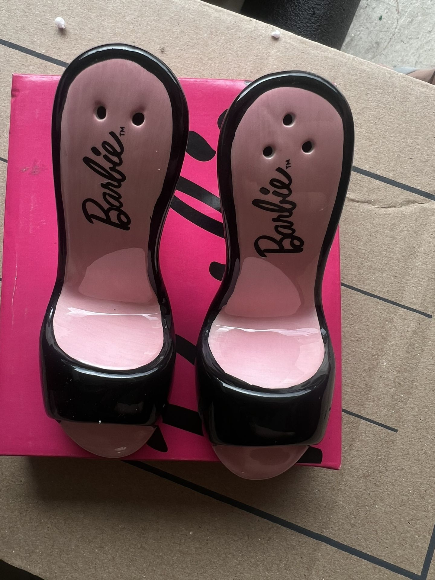 Barbie Salt And Pepper Shakers
