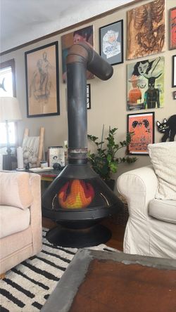Mid Century modern fireplace