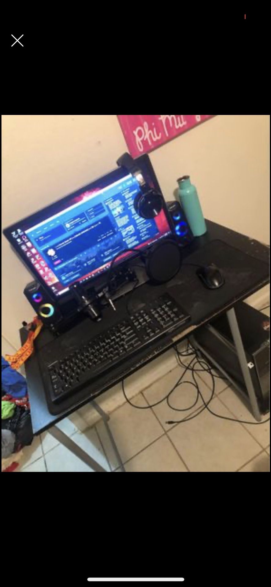 Custom Gaming Pc With Built In CD Player