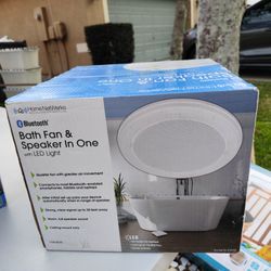 Bluetooth
Bath Fan &
Speaker In One
with LED Light
Quieter fan with greater air movement
Connects to most Bluetooth-enabled
smartphones, tablets and