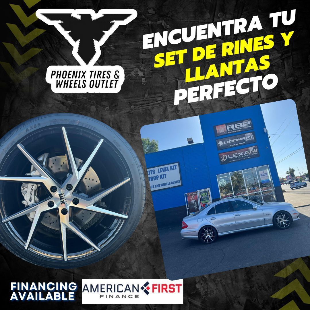 RIMS IN STOCK TODAY••••FINANCE AVAILABLE ••••$0 DOWN 120 DAYS TO PAY OFF •••NO INTEREST •••••4931 WW INDIAN SCHOOL