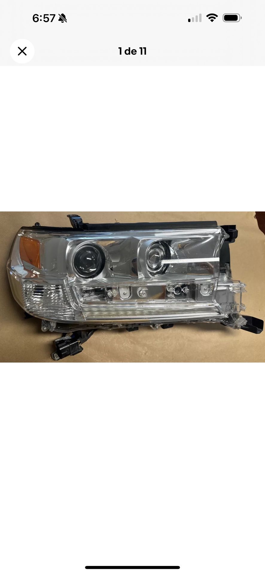 2016-2020 Toyota Land Cruiser LED Headlight LEFT OEM
