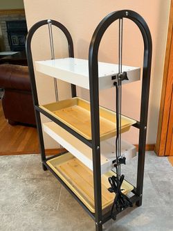Burpee Plant Stand 2-Tier Cart with Lights