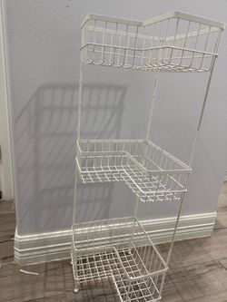 Small metal shelf