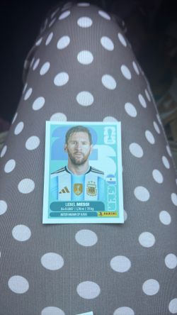 messi panini card