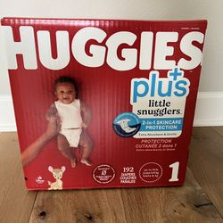 Huggies Plus size N and Size 1 (Resonable Price)