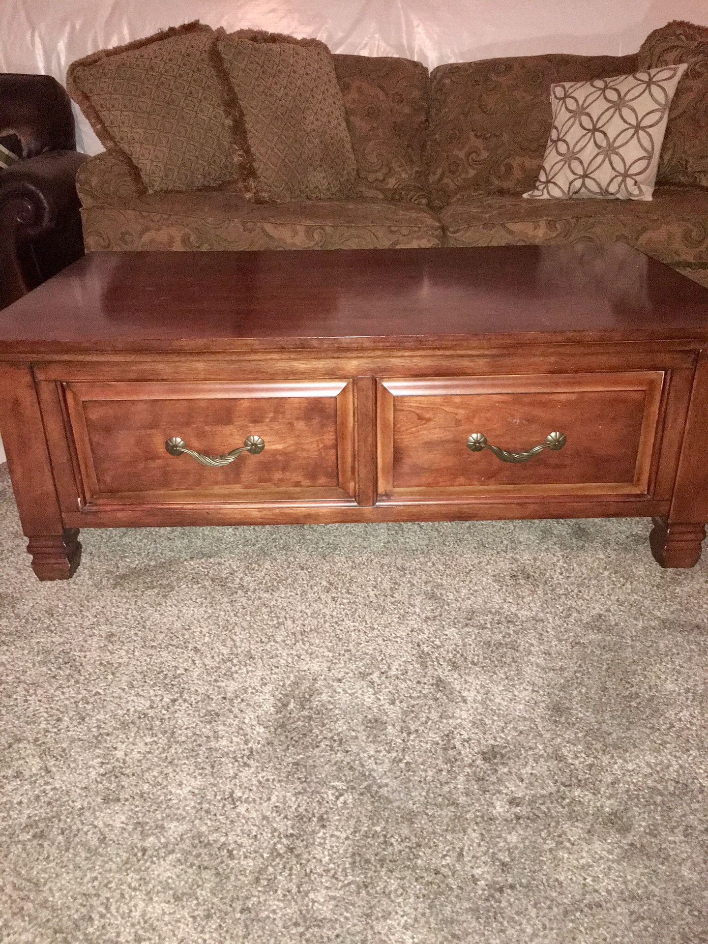 MOVING MUST SELL Solid Wood Storage Coffee Table
