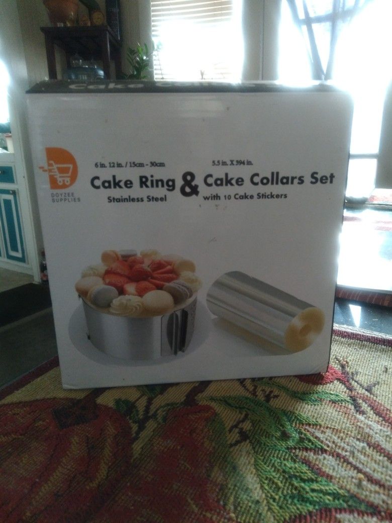 Cake Ring e Cake Collars Set