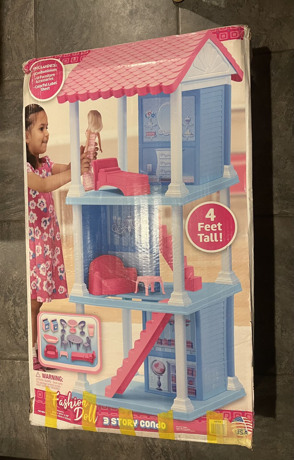 Fashion Doll 3 Story condo