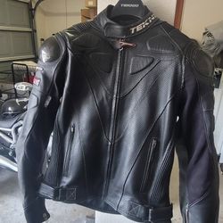 Teknic Motorcycle Leather Riding Jacket